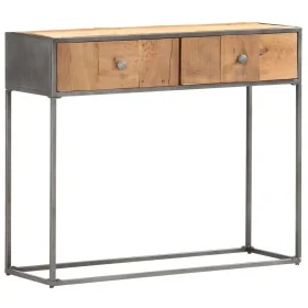 Mesa consola de madera maciza reciclada 90x30x75 cm de , Mesas auxiliares - Ref: Foro24-286531, Precio: 142,02 €, Descuento: %