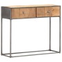 Mesa consola de madera maciza reciclada 90x30x75 cm de , Mesas auxiliares - Ref: Foro24-286531, Precio: 143,81 €, Descuento: %
