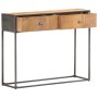 Mesa consola de madera maciza reciclada 90x30x75 cm de , Mesas auxiliares - Ref: Foro24-286531, Precio: 143,81 €, Descuento: %