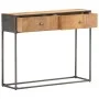 Mesa consola de madera maciza reciclada 90x30x75 cm de , Mesas auxiliares - Ref: Foro24-286531, Precio: 142,02 €, Descuento: %