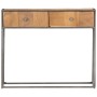 Mesa consola de madera maciza reciclada 90x30x75 cm de , Mesas auxiliares - Ref: Foro24-286531, Precio: 143,81 €, Descuento: %