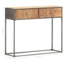 Mesa consola de madera maciza reciclada 90x30x75 cm de , Mesas auxiliares - Ref: Foro24-286531, Precio: 143,81 €, Descuento: %
