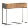 Mesa consola de madera maciza reciclada 90x30x75 cm de , Mesas auxiliares - Ref: Foro24-286531, Precio: 142,02 €, Descuento: %