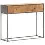 Solid recycled wood console table 90x30x75 cm by , Side tables - Ref: Foro24-286531, Price: 142,02 €, Discount: %