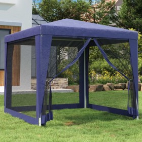 Carpa para fiestas con 4 paredes de malla HDPE azul 2,5x2,5 m de , Carpas y cenadores - Ref: Foro24-319222, Precio: 78,69 €, ...