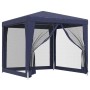 Carpa para fiestas con 4 paredes de malla HDPE azul 2,5x2,5 m de , Carpas y cenadores - Ref: Foro24-319222, Precio: 78,69 €, ...