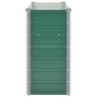 Arriate de jardín de acero galvanizado verde 160x40x77 cm de vidaXL, Maceteros y jardineras - Ref: Foro24-44849, Precio: 57,1...