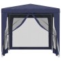 Carpa para fiestas con 4 paredes de malla HDPE azul 2,5x2,5 m de , Carpas y cenadores - Ref: Foro24-319222, Precio: 78,69 €, ...