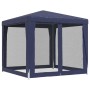 Carpa para fiestas con 4 paredes de malla HDPE azul 2,5x2,5 m de , Carpas y cenadores - Ref: Foro24-319222, Precio: 78,69 €, ...