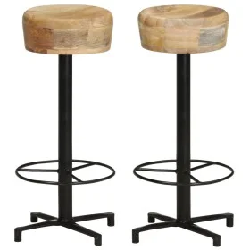 Taburetes de cocina 2 unidades madera maciza de mango 76 cm de , Taburetes de cocina - Ref: Foro24-321961, Precio: 155,85 €, ...