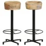 Kitchen stools 2 units solid mango wood 76 cm by , Kitchen stools - Ref: Foro24-321961, Price: 155,85 €, Discount: %