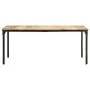 Rough mango wood dining table 180x90x76 cm by , Kitchen and dining tables - Ref: Foro24-321975, Price: 319,88 €, Discount: %