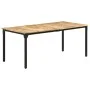 Rough mango wood dining table 180x90x76 cm by , Kitchen and dining tables - Ref: Foro24-321975, Price: 319,88 €, Discount: %