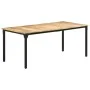 Rough mango wood dining table 180x90x76 cm by , Kitchen and dining tables - Ref: Foro24-321975, Price: 319,88 €, Discount: %