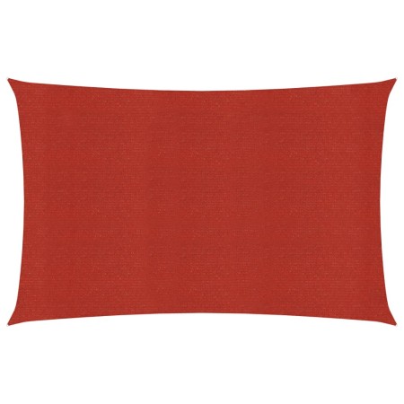 Toldo de vela rojo HDPE 160 g/m² 3,5x4,5 m de vidaXL, Sombrillas - Ref: Foro24-311626, Precio: 44,08 €, Descuento: %