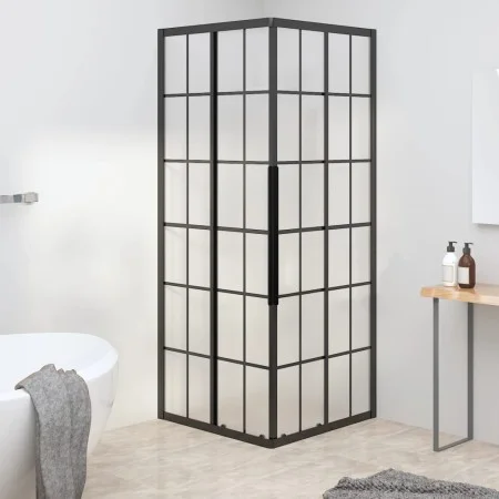 Schwarze mattierte ESG-Duschkabine 80x80x180 cm von , Duschtüren - Ref: Foro24-151861, Preis: 294,82 €, Rabatt: %