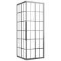 Schwarze mattierte ESG-Duschkabine 80x80x180 cm von , Duschtüren - Ref: Foro24-151861, Preis: 294,82 €, Rabatt: %