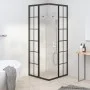 Frosted black tempered glass shower cabin 80x80x180 cm by , shower doors - Ref: Foro24-151861, Price: 294,82 €, Discount: %