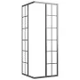 Schwarze mattierte ESG-Duschkabine 80x80x180 cm von , Duschtüren - Ref: Foro24-151861, Preis: 294,82 €, Rabatt: %