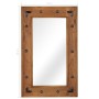 Espejo de madera maciza de acacia 50x80 cm de , Espejos - Ref: Foro24-246308, Precio: 90,97 €, Descuento: %