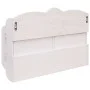 Perchero de pared de madera blanco 50x10x34 cm de , Percheros para sombreros y abrigos - Ref: Foro24-284239, Precio: 58,35 €,...