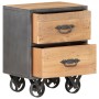 Mesita de noche de madera maciza reciclada 40x30x51 cm de , Mesitas de noche - Ref: Foro24-323513, Precio: 124,25 €, Descuent...