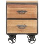 Mesita de noche de madera maciza reciclada 40x30x51 cm de , Mesitas de noche - Ref: Foro24-323513, Precio: 124,25 €, Descuent...