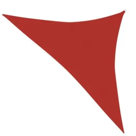 Toldo de vela HDPE rojo 160 g/m² 3,5x3,5x4,9 m de vidaXL, Sombrillas - Ref: Foro24-311642, Precio: 31,62 €, Descuento: %