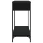 Mesa consola madera de ingeniería negro 75x34,5x75 cm de , Mesas auxiliares - Ref: Foro24-834165, Precio: 55,04 €, Descuento: %
