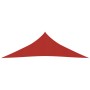 Toldo de vela HDPE rojo 160 g/m² 3,5x3,5x4,9 m de vidaXL, Sombrillas - Ref: Foro24-311642, Precio: 32,26 €, Descuento: %