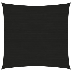 Toldo de vela HDPE negro 160 g/m² 3,6x3,6 m de vidaXL, Sombrillas - Ref: Foro24-311715, Precio: 43,45 €, Descuento: %