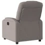 Sillón reclinable de masaje eléctrico tela gris taupe de , Sillones - Ref: Foro24-3204364, Precio: 307,04 €, Descuento: %