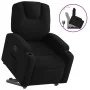 Reclining and elevating armchair in black fabric by , Armchairs - Ref: Foro24-3204370, Price: 288,26 €, Discount: %