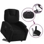 Reclining and elevating armchair in black fabric by , Armchairs - Ref: Foro24-3204370, Price: 288,26 €, Discount: %