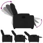 Sillón reclinable elevable tela negro de , Sillones - Ref: Foro24-3204370, Precio: 257,61 €, Descuento: %