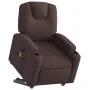 Verstellbarer Stoff-Fußmassagestuhl in dunkelbrauner Farbe. von , Sessel - Ref: Foro24-3204385, Preis: 303,08 €, Rabatt: %