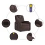 Verstellbarer Stoff-Fußmassagestuhl in dunkelbrauner Farbe. von , Sessel - Ref: Foro24-3204385, Preis: 303,08 €, Rabatt: %