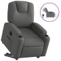 Sillón eléctrico reclinable elevable de tela gris oscuro de , Sillones - Ref: Foro24-3204393, Precio: 303,64 €, Descuento: %
