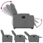 Sillón eléctrico reclinable elevable de tela gris oscuro de , Sillones - Ref: Foro24-3204393, Precio: 303,64 €, Descuento: %