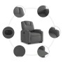 Sillón eléctrico reclinable elevable de tela gris oscuro de , Sillones - Ref: Foro24-3204393, Precio: 303,64 €, Descuento: %