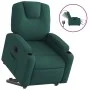 Sillón eléctrico reclinable elevable de tela verde oscuro de , Sillones - Ref: Foro24-3204398, Precio: 346,65 €, Descuento: %