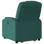 Sillón eléctrico reclinable elevable de tela verde oscuro de , Sillones - Ref: Foro24-3204398, Precio: 316,58 €, Descuento: %