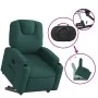 Sillón eléctrico reclinable elevable de tela verde oscuro de , Sillones - Ref: Foro24-3204398, Precio: 346,65 €, Descuento: %