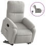 Sillón eléctrico reclinable elevable tela microfibra gris claro de , Sillones - Ref: Foro24-3204944, Precio: 326,72 €, Descue...