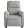 Sillón eléctrico reclinable elevable tela microfibra gris claro de , Sillones - Ref: Foro24-3204944, Precio: 326,72 €, Descue...