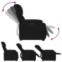 Sillón eléctrico reclinable elevable tela microfibra negro de , Sillones - Ref: Foro24-3204946, Precio: 334,15 €, Descuento: %