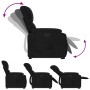 Sillón eléctrico reclinable elevable tela microfibra negro de , Sillones - Ref: Foro24-3204946, Precio: 313,63 €, Descuento: %