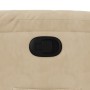 Sillón reclinable elevable tela de microfibra color crema de , Sillones - Ref: Foro24-3204933, Precio: 286,18 €, Descuento: %