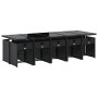 Set de comedor jardín 11 pzas con cojines ratán sintético negro de , Conjuntos de jardín - Ref: Foro24-3211111, Precio: 691,3...
