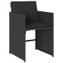 Set de comedor jardín 11 pzas con cojines ratán sintético negro de , Conjuntos de jardín - Ref: Foro24-3211111, Precio: 691,3...